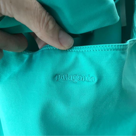 Patagonia Morning Glory Halter Neck Athletic Dress Teal Green Size M - Picture 9 of 10